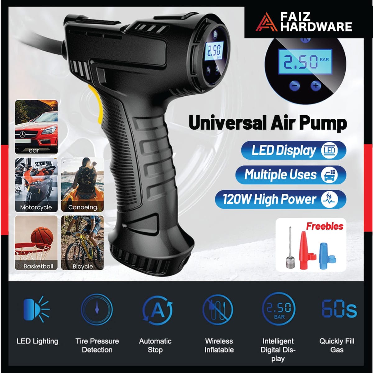 Cordless Air Pump - 30% OFF
