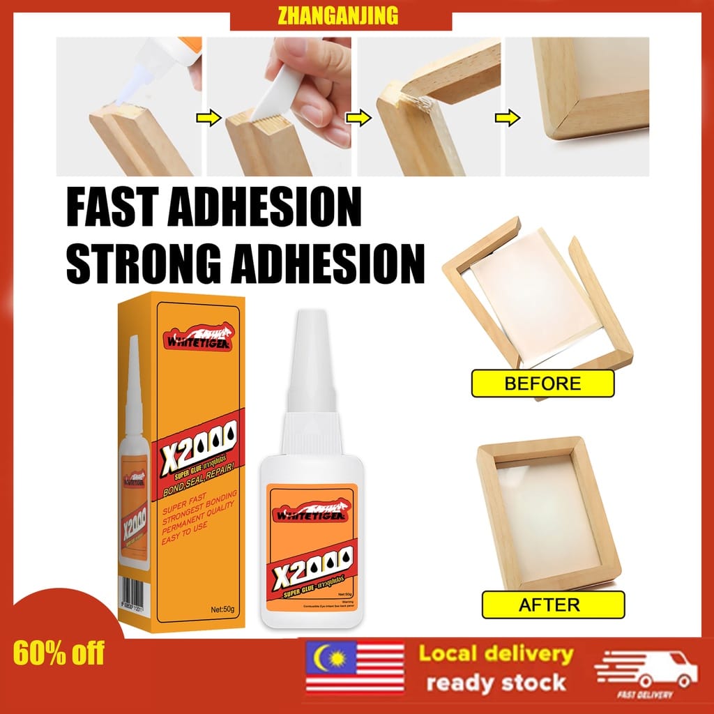 Super Glue X2000 Pelbagai Guna - Beli 2 Free 1